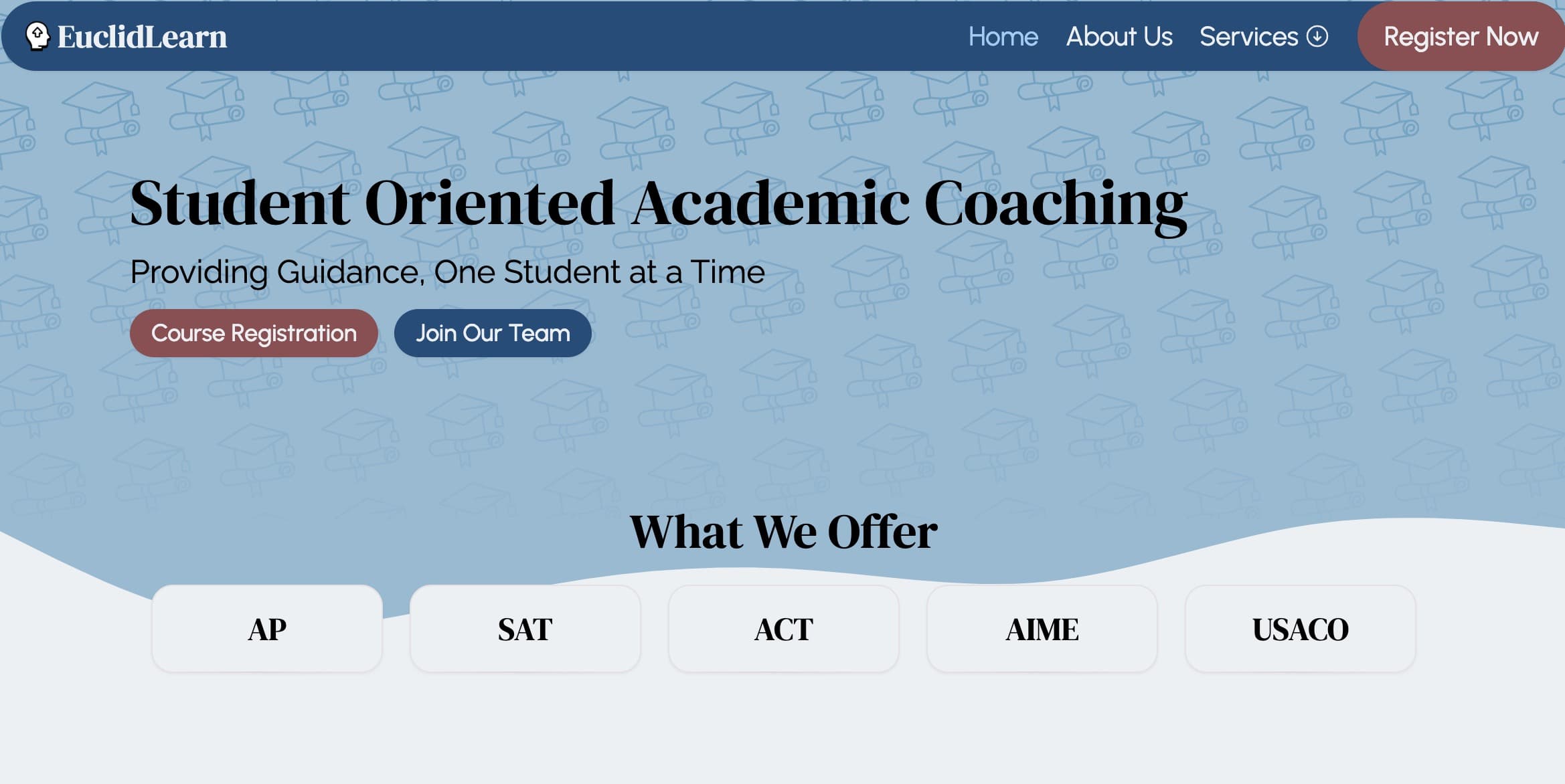 Website Development for EuclidLearn