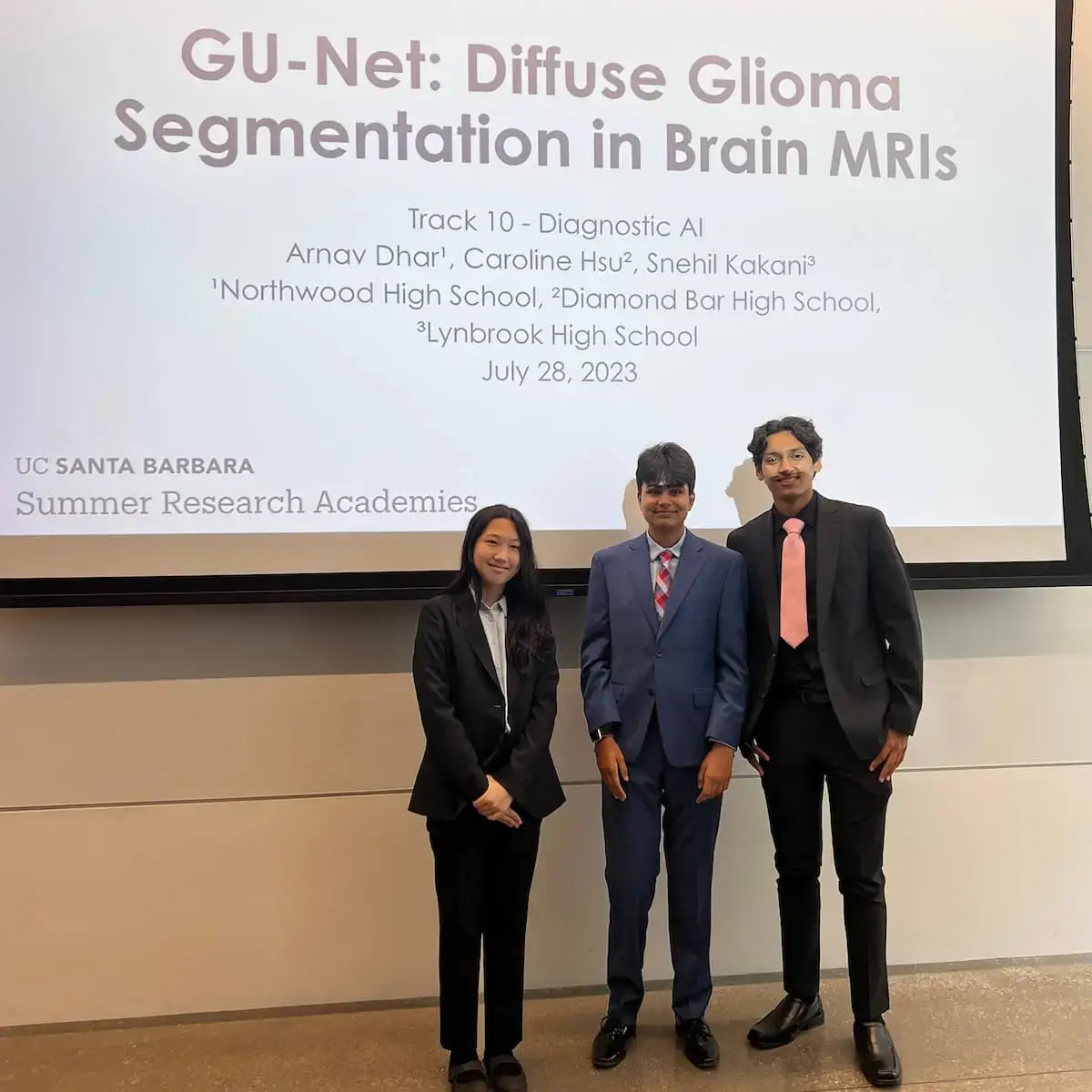 GU-Net: Novel Architecture for Brain Tumor Segmentation - Research conducted at UCSB SRA